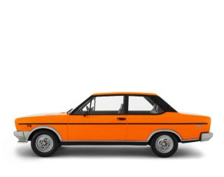 Fiat 131 Racing 2000 TC 1978 Arancione Laudoracing 1:18 Resinemodell (Türen, Motorhaube... nicht zu öffnen!)